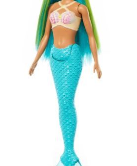 BARBIE MERMAID COLOURFUL HAIR AND BLUE TAIL DOLL Online now