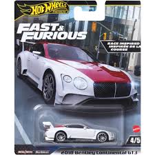 HOT WHEELS PREMIUM FAST & FURIOUS - 2018 BENTLEY CONTINENTAL GT3 Online now