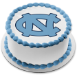 North Carolina State University Tar Heels Logo NCAA Edible Cake Topper Image ABPID50995 Fashion