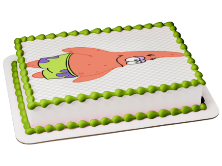 SpongeBob SquarePants Patrick Edible Cake Topper Image ABPID50994 Online Hot Sale