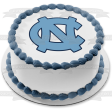 North Carolina State University Tar Heels Logo NCAA Edible Cake Topper Image ABPID50995 Fashion