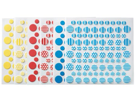 Printed Primary DecoShapes® Dots Fondant Online Hot Sale