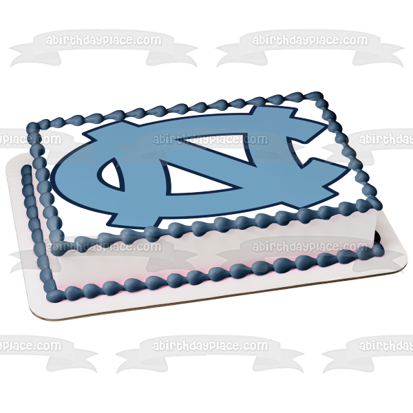 North Carolina State University Tar Heels Logo NCAA Edible Cake Topper Image ABPID50995 Fashion