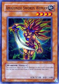 Amazoness Swords Woman [DR1-EN116] Super Rare on Sale