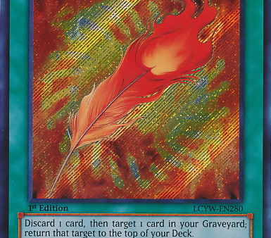 A Feather of the Phoenix [LCYW-EN280] Secret Rare Discount